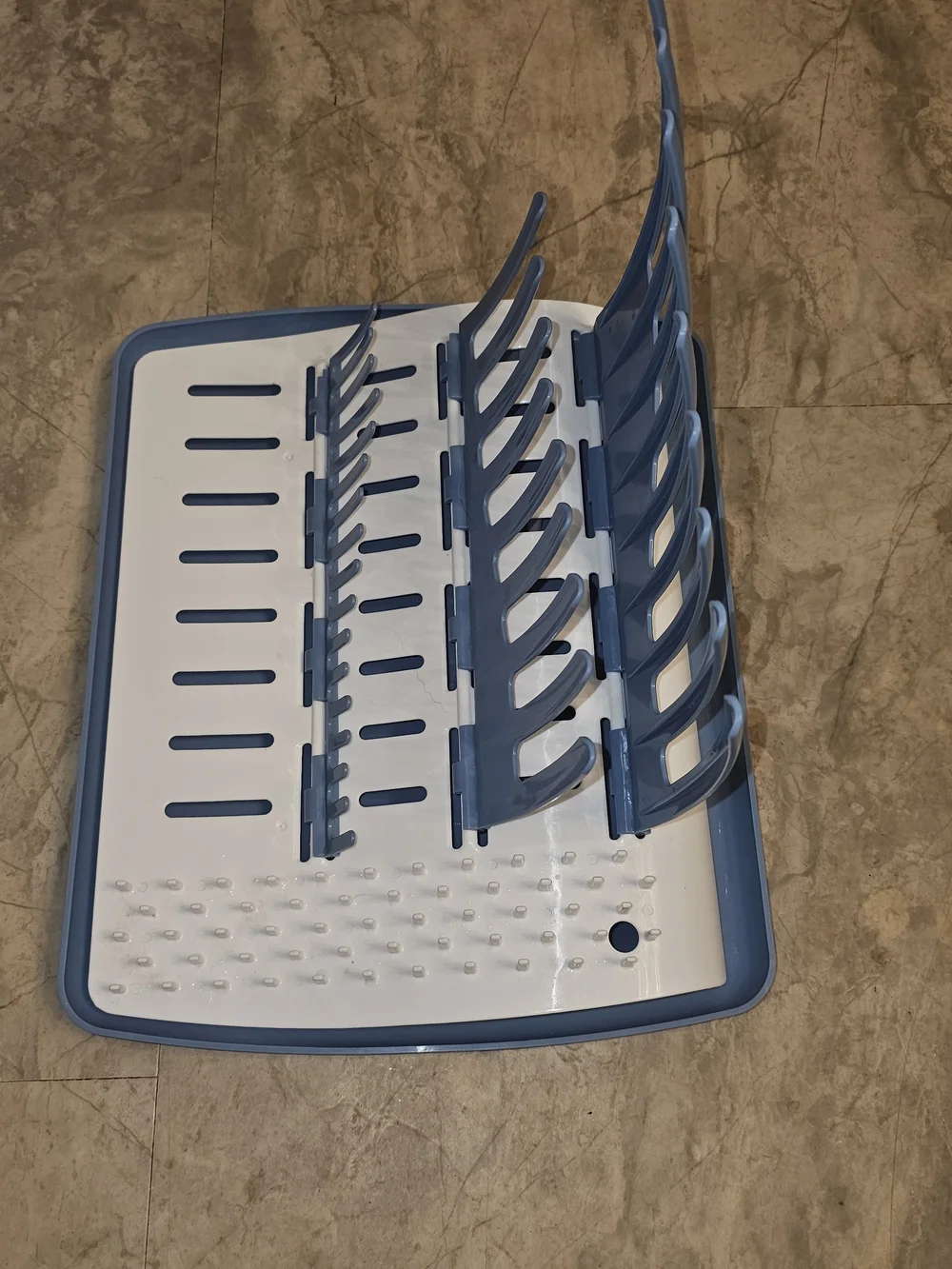 Dr. Brown's Blue & White Folding Drying Rack for Baby Bottles